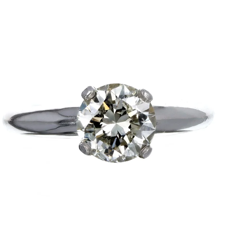 1.50 Carat Round Brilliant Diamond Solitaire Engagement Ring GIA Certified