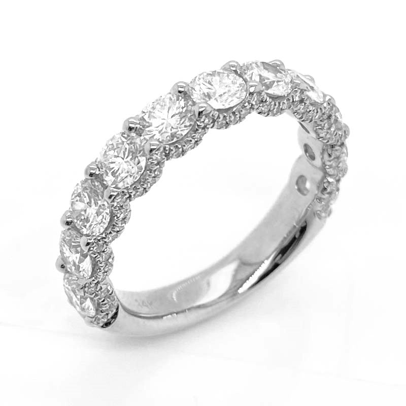 14K White Gold Diamond Dutchess Band