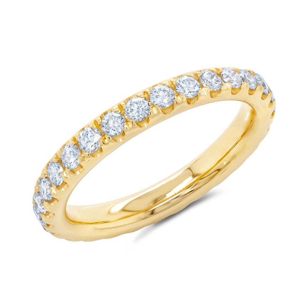 14K Yellow Gold Diamond Eternity Band