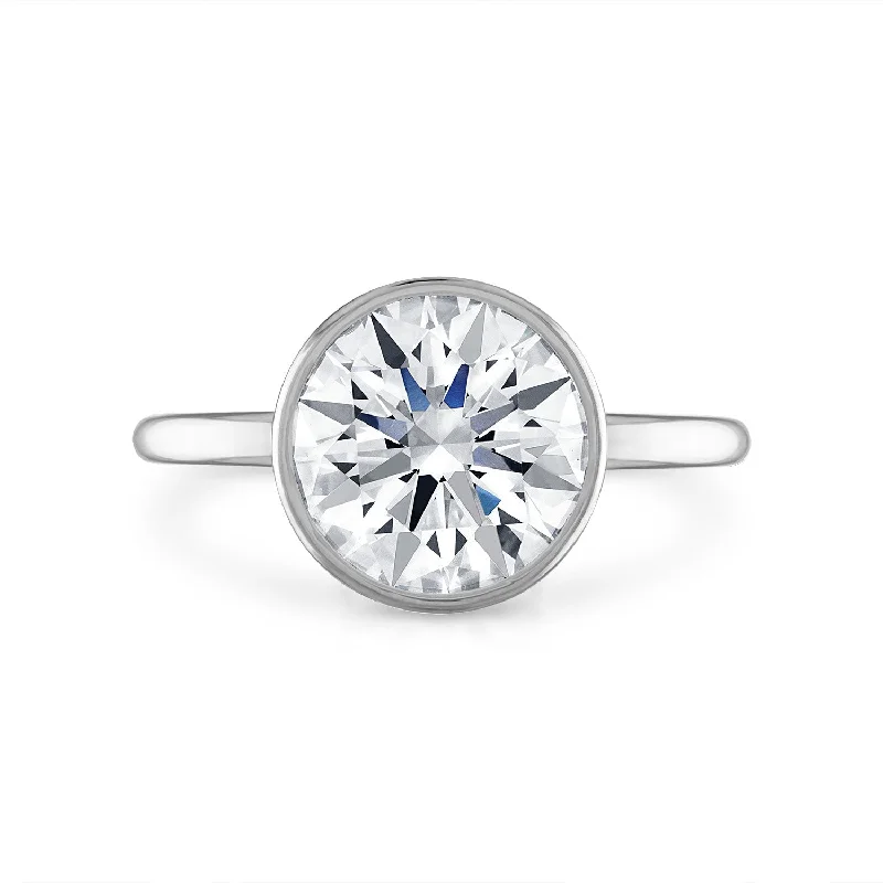 Bezel Engagement Ring