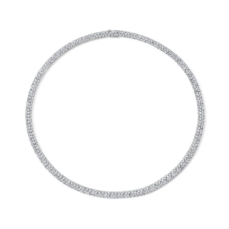 Micro Pave Diamond Choker