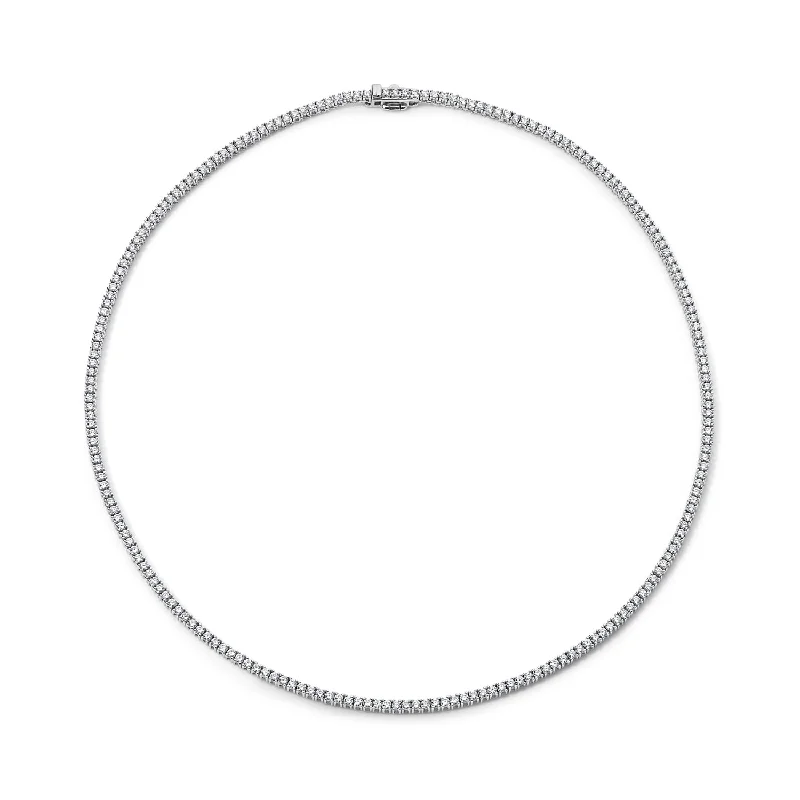 Petite Diamond Tennis Necklace