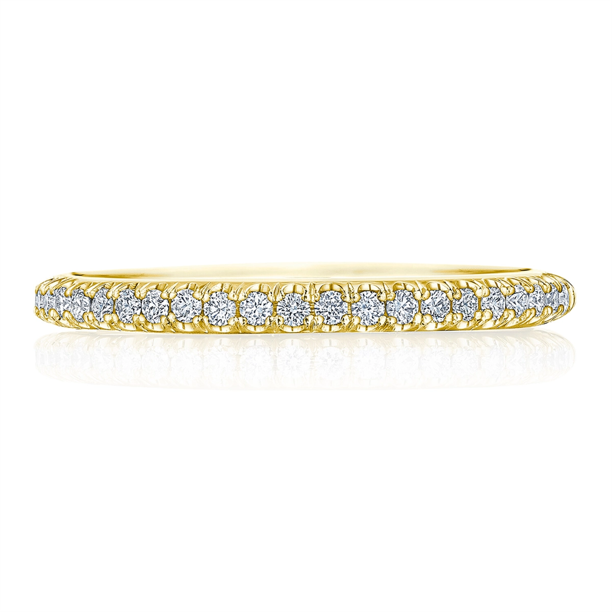 Tacori 18K Yellow Gold Founders French Pave Diamond Band