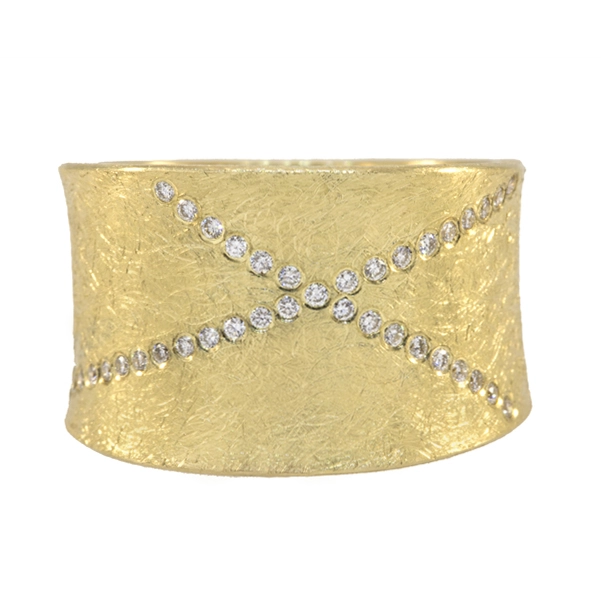 Todd Reed 18K Yellow Gold Diamond Band