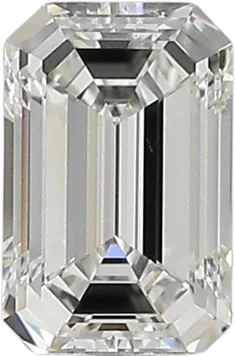 0.61 Carat I VVS2 Emerald Natural Diamond