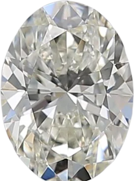 0.7 Carat J IF Oval Natural Diamond