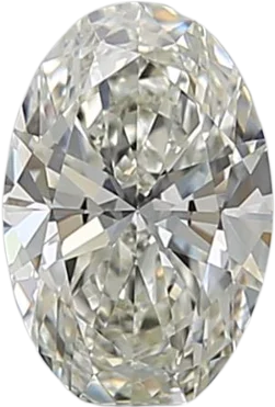 0.7 Carat J VVS1 Oval Natural Diamond