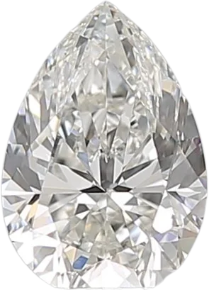 0.7 Carat H IF Pear Natural Diamond