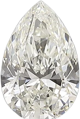 0.71 Carat H VVS2 Pear Natural Diamond