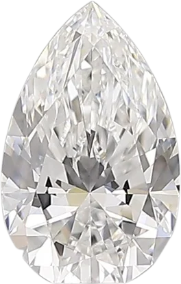 0.73 Carat D VVS2 Pear Natural Diamond