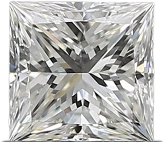 0.8 Carat H VVS1 Princess Natural Diamond