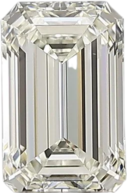 0.81 Carat J VVS1 Emerald Natural Diamond