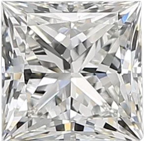 0.81 Carat G VVS2 Princess Natural Diamond