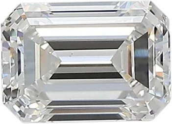 0.9 Carat D vs1 Emerald Lab Diamond