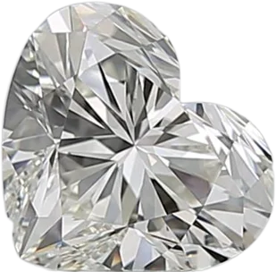 0.9 Carat J VVS1 Heart Natural Diamond