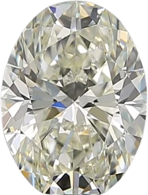 0.9 Carat K VVS2 Oval Natural Diamond