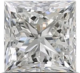 0.9 Carat H IF Princess Natural Diamond