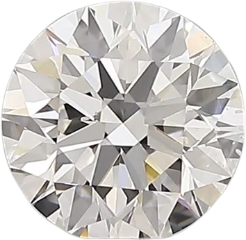 0.9 Carat D SI1 Round Natural Diamond