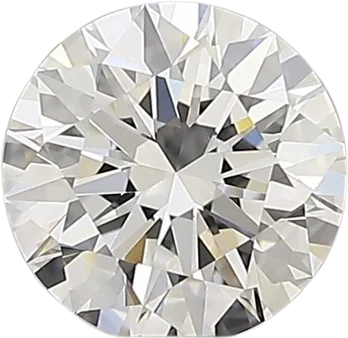 0.9 Carat D VVS2 Round Natural Diamond