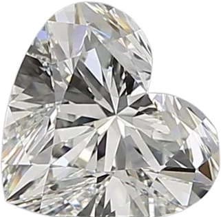 0.92 Carat H VS1 Heart Natural Diamond