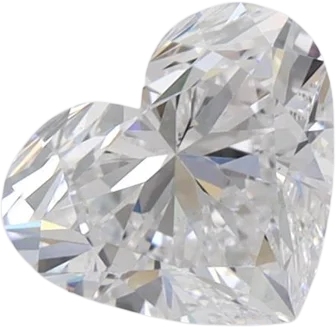 1 Carat D VS1 Heart Lab Diamond