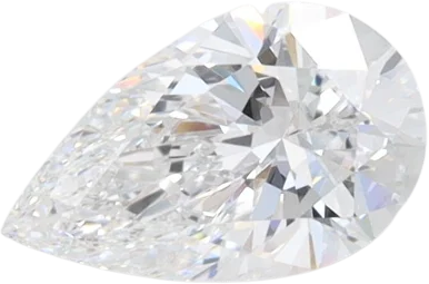 1 Carat D IF Pear Lab Diamond