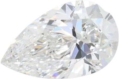 1 Carat E VVS2 Pear Lab Diamond