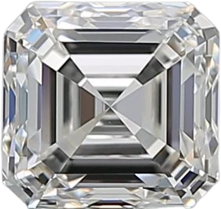 1.01 Carat H VVS1 Asscher Natural Diamond