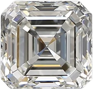 1.01 Carat I VVS2 Asscher Natural Diamond