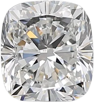 1.01 Carat F VS2 Elongated Cushion Natural Diamond