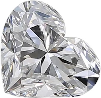 1.01 Carat D VS1 Heart Natural Diamond