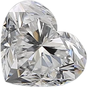 1.01 Carat D VVS2 Heart Natural Diamond