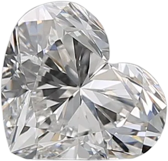 1.01 Carat E VS2 Heart Natural Diamond