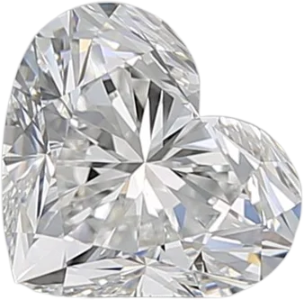 1.01 Carat E VVS2 Heart Natural Diamond