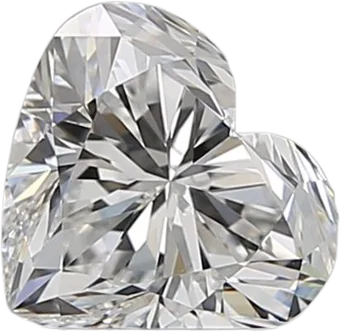 1.01 Carat E VVS2 Heart Natural Diamond