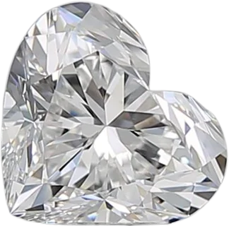 1.01 Carat E VVS2 Heart Natural Diamond