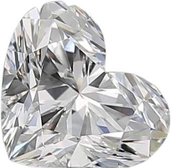 1.01 Carat F VVS2 Heart Natural Diamond