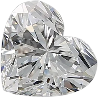 1.01 Carat G IF Heart Natural Diamond