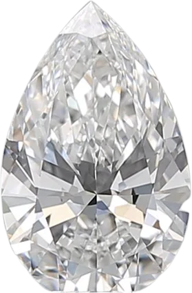 1.01 Carat E VVS2 Pear Natural Diamond