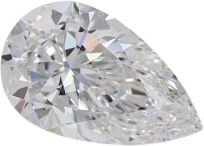 1.01 Carat E VVS2 Pear Lab Diamond