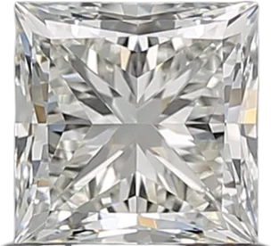 1.01 Carat J VVS1 Princess Natural Diamond