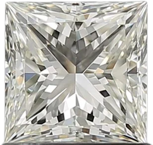 1.01 Carat K VS1 Princess Natural Diamond