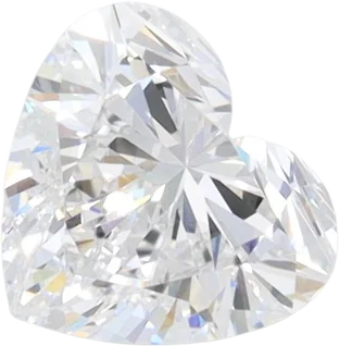 1.02 Carat D VVS2 Heart Lab Diamond