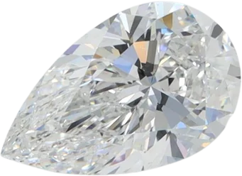 1.02 Carat E VVS2 Pear Lab Diamond