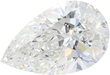 1.02 Carat E VVS2 Pear Lab Diamond