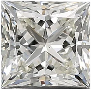 1.02 Carat K VS2 Princess Natural Diamond