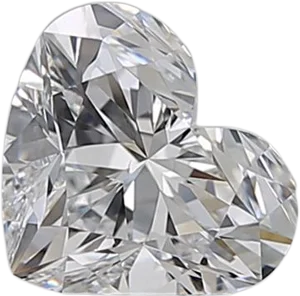 1.03 Carat D VS2 Heart Natural Diamond