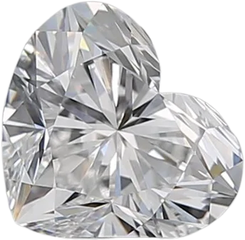 1.03 Carat D VVS2 Heart Natural Diamond