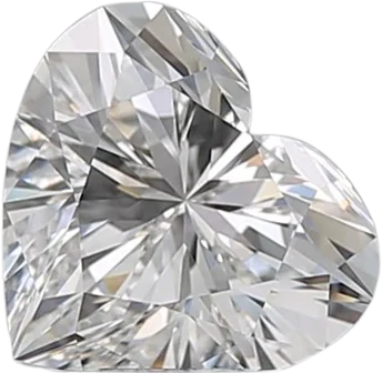 1.03 Carat F VVS1 Heart Natural Diamond