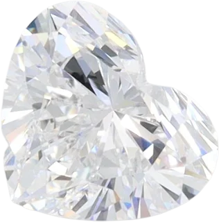 1.06 Carat D VVS2 Heart Lab Diamond